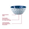 Guzzini Le Murrine 9.8" Bowl - Blue & Azure -