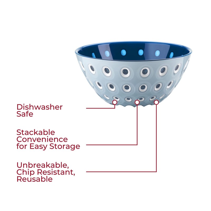 Guzzini Le Murrine 9.8" Bowl - Blue & Azure -