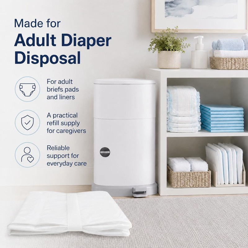 OFTY 6-Pack Diaper Pail Refill Bags for JANIBELL AKORD 330,
