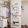 6-Tier Over-the-Door Hanging Organizer for Everyday Storage – Space-Saving Fabric