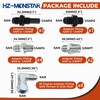 HZ-MONSTAR 6AN 70" Transmission Fluid Oil Cooler Hose Line Kit