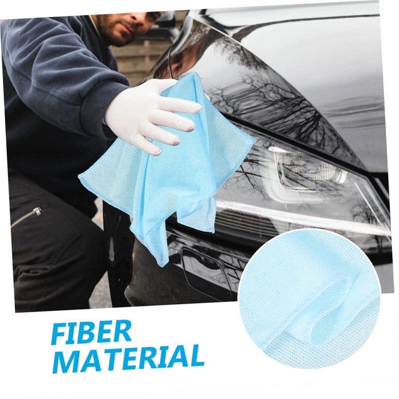 Alipis Microfiber Car Drying Towel Set 6pcs Gentle Car Cleaning