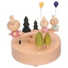 Wooden Seesaw Music Box Handicraft Home Decoration Desktop Ornament Valentine's