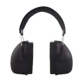 MASO Ear Defenders Noise Cancelling Children/Adult Ear Defenders for Concert, Firework, Flight, Thunderstorm - Compact Foldable Comfortable & Adjustable Hearing Protection Ear Muffs BLACK