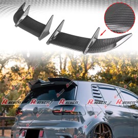 MAG FITS GTI MK6 2010-2013 - REAR HATCH SPOILER ROOF WING - CARBON FIBER STYLE (ABS)