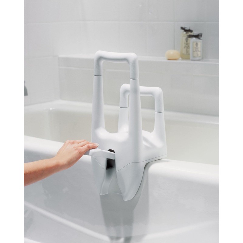 Moen DN7075 Home Care Locking Dual Tub Grip, Glacier