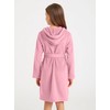 o-day Children's Lightweight and Practical Microfibre Dressing Gown with Hood,