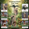 Fantasreen Cat Scratching Post 35'' Tall with Toy Mouse for