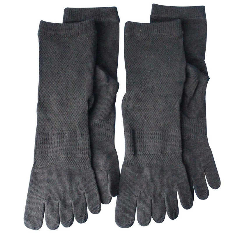 Hayashi BC935 Women's Socks, 5 Toe Mesh, 2 Pairs Set,