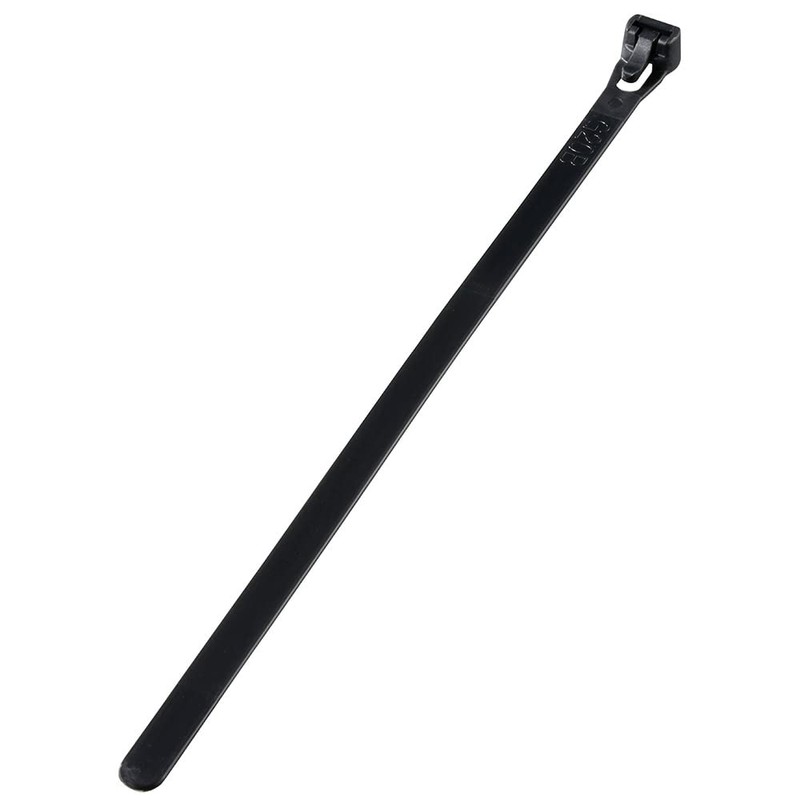 Ohm Electric RPT-200W30BK 09-1258 OHM Cable Ties, Repeat Ties, Reusable,