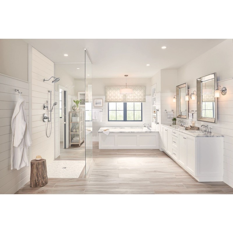 Moen Round Chrome Drop Ell Handheld Shower Wall Connector, A725,