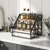 Vantimo Coffee Syrup Rack Organizer, 3 Tier Countertop Storage Shelves,