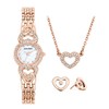 Armitron Women's Genuine Crystal Accented Bracelet Watch and Jewelry Set,