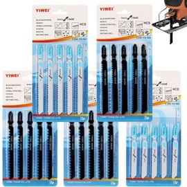 25 Pcs Jigsaw Blades, Wood And Metal Jigsaw Blade Set, Accessories For Jigsaws, Designed For Straight And Fast Cuts In Wood