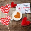 Fruidles Six-Pack 80-Gram Jumbo Heart Swirl Lollipop Red and White