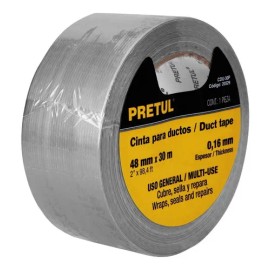 Cinta Duct Tape 30m X 48mm Pretul 20529