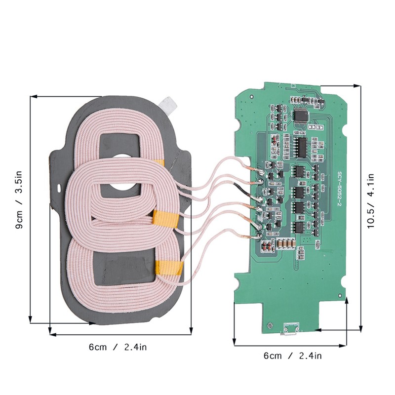 Wireless Circuit Board Coil DIY 3 Coils Transmitter Module Wireless
