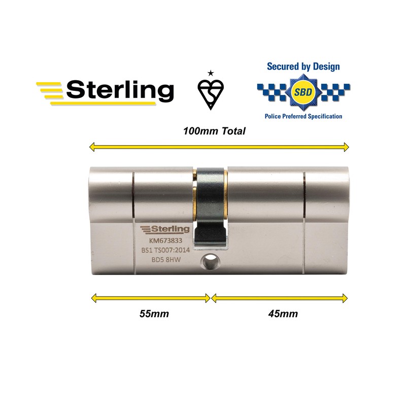 Sterling TS007 BS1 1 Star Police Approved Secured by Design