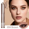 Matte Brown Eyeliner Pencil, Brown Eye Liner Long Lasting, Waterproof