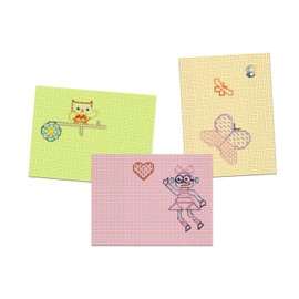 Ursus 3040099 Knitting Card Pastel Made of Dyed Photo Card 300 g/m², Approx. 23 x 33 cm, 10 Sheets in 10 Different Colours, High Colour Brilliance and Light Resistance, Made of Fresh Cellulose