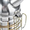 Pointed Beehive Smoker with Heat Protection Board Stainless Steel Bee