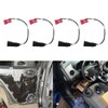4pcs Door Speaker Wiring Harness Audio Speaker Wire Cable Fits