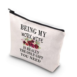 Work Wife Gift Being My Work Wife Is Really The Only Gift You Need Zipper Pouch Makeup Bag (Being my work wife)