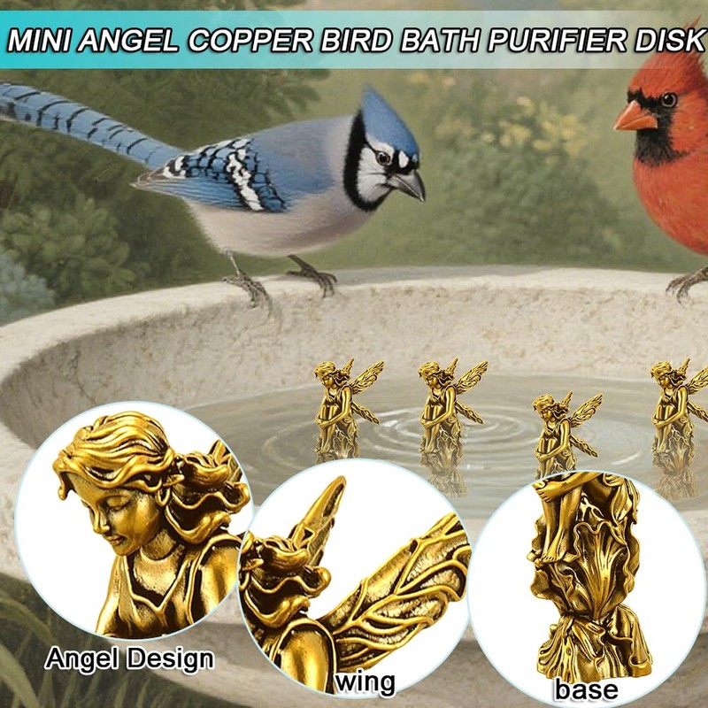 5 Pcs Copper Bath Disk Bird Bath Copper Disk, Copper