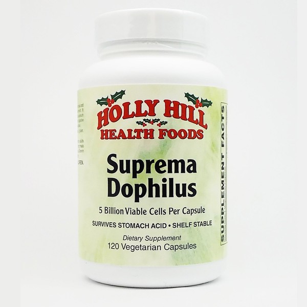 Holly Hill Health Foods, Suprema Dophilus, 120 Vegetarian Capsules