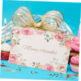 Abaodam 2sets Lightweight Birthday Greeting Cards Envelopes Simple Design Blessing Cards for Festivals and Parties Fine Workmanship for Sincere Wishes and Regards