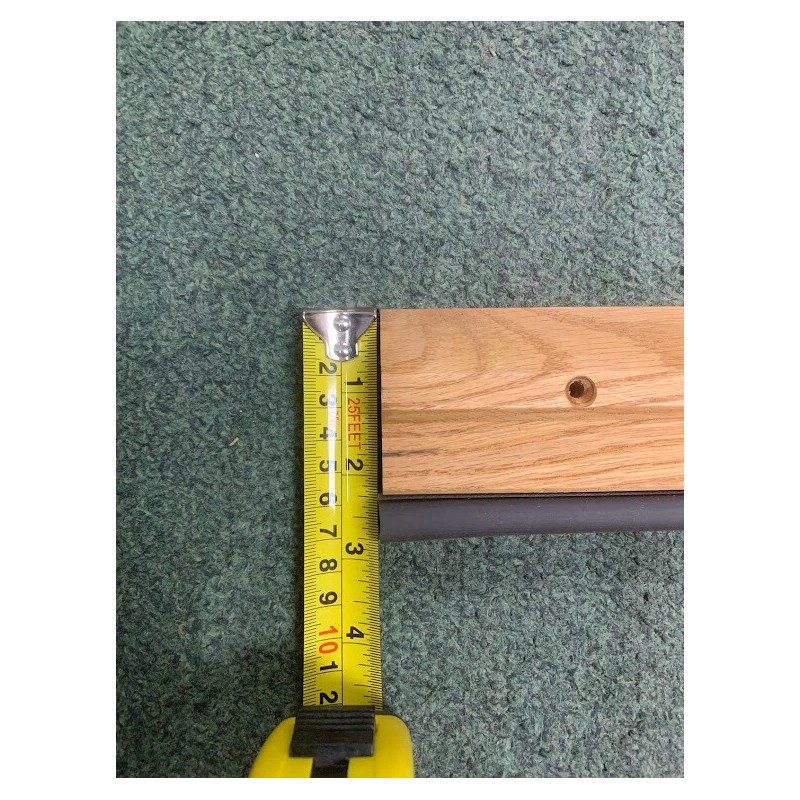 Threshold 2 1/2" X 36" Wood Door Threshold - Red