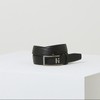 Hazzys (대전신세계)블랙 버클장식 소가죽 자동벨트 HJBE5E775BK (Shinsegae Daejeon) Black Buckle