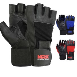 MRX Weight Lifting Gloves Gym Fitness Exercise Bodybuilding Workout Powerlifting (2XL)