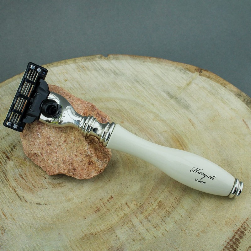 Men shaving shave kit badger hair shaving brush & 3