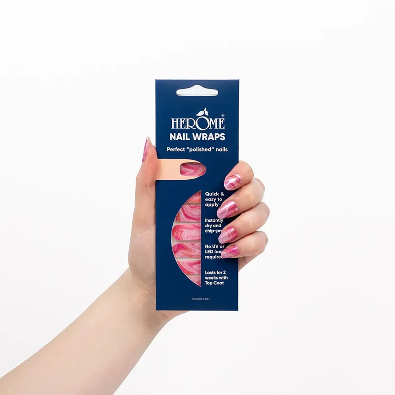 Herôme Nail Wraps Berry Swirl