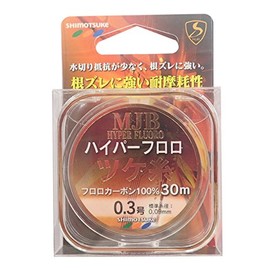 SHIMOTSUKE(シモツケ) フロロカーボンライン MJB ハイパーツケ糸 30m 0.3号 クリアー