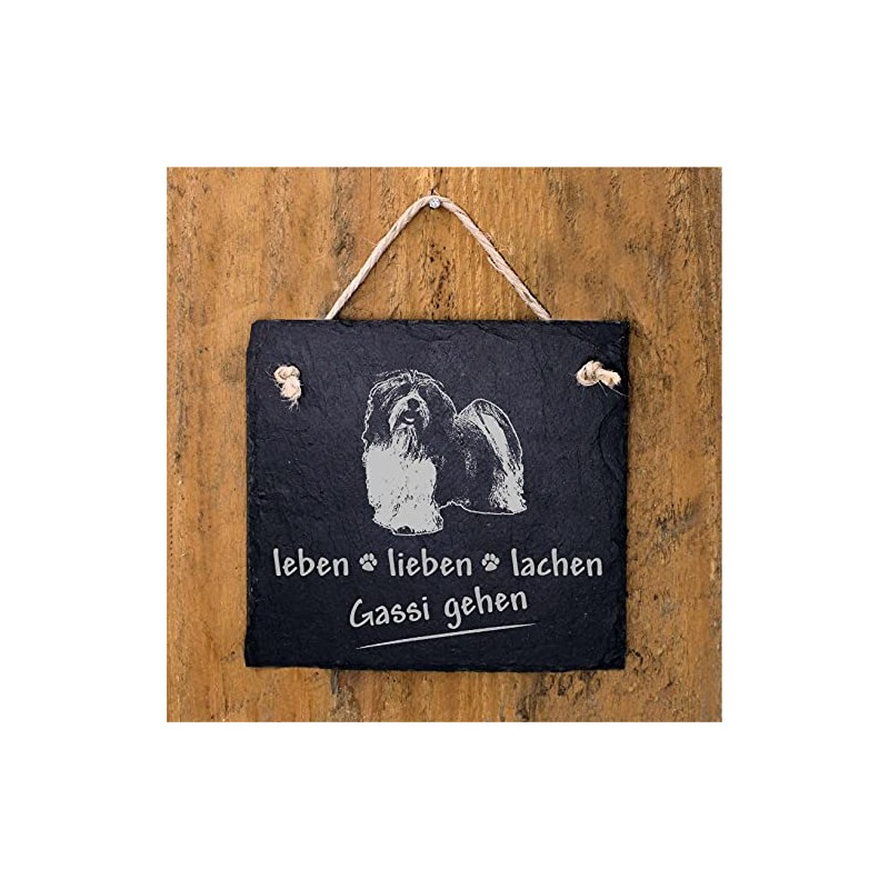 Slate Board Havanese Life, Love, Laugh - Walking - 11