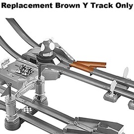 Replacement Part for Mario Kart Track - Hot Wheels Mario Kart Circuit Track Set GCP27 ~ Replacement Brown Y Track