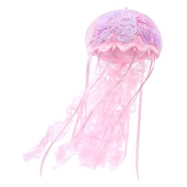 RLOMUTE Colorful jellyfish Plush Toy Realistic Stuffed Sea Animal Super Soft Cute Birthday Companions Bedroom Car Home Decor Collectible Gift for kids Boys Girls 5.9 Inch pink
