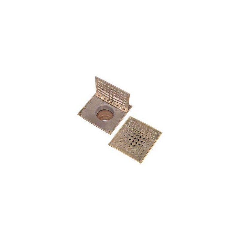 Hinged Floor Drain Grate, 7 3/8" square