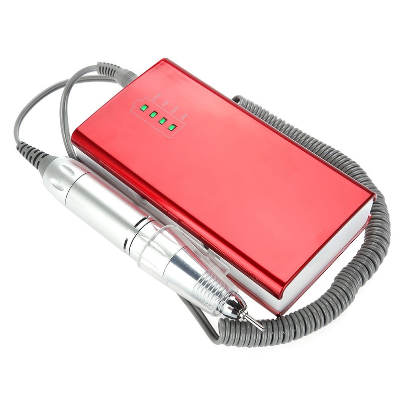 Portable Rechargeable Electric Nail Drill Machine 30000 RPM Cordless Manicure