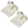 2pcs Mount Bracket Holder for Pleated and Cellular Shades Headrail