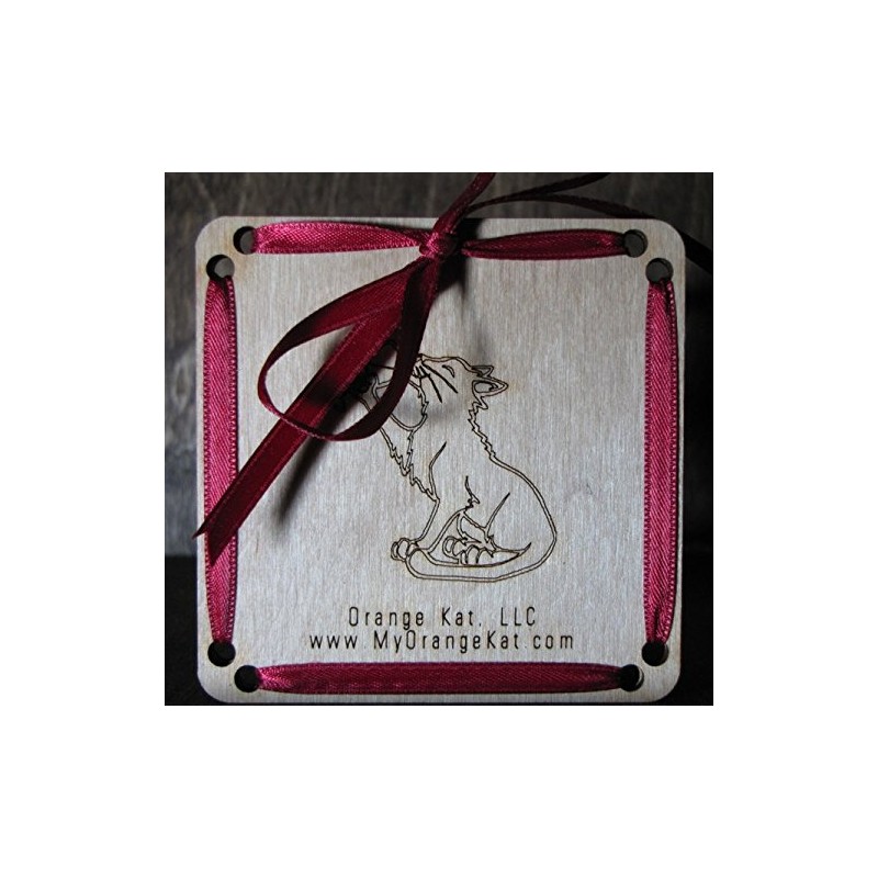 Orange Kat Classy, Sassy, Bad Assy Stemmed Wine Glass with