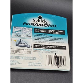 Schick NOS Schick FX Diamond blades Vintage Cartridges 5 Refills Shaver Discontinued