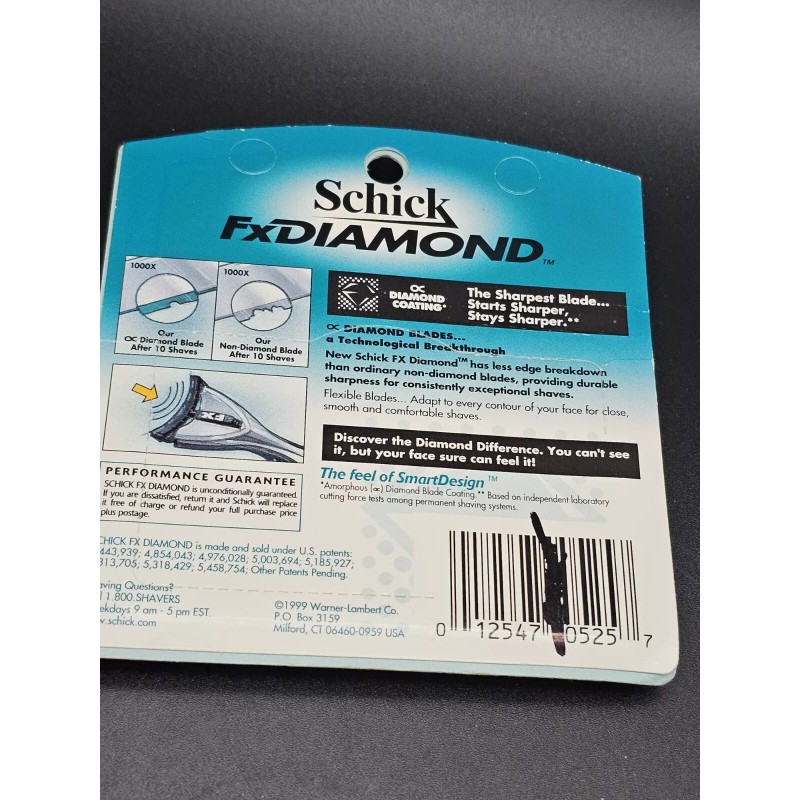 Schick NOS Schick FX Diamond blades Vintage Cartridges 5 Refills