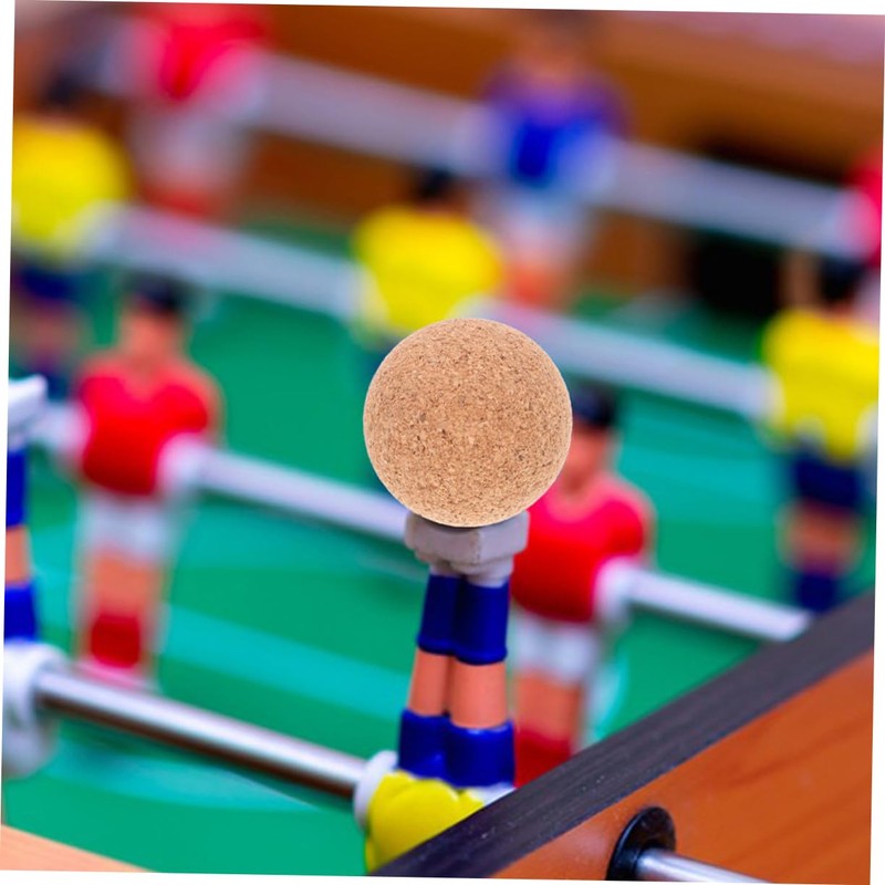 WHAMVOX 5Pcs Wood Foosball Table Balls Replacement Wooden Balls for