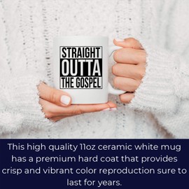 Jesus Christian Cup God Mug - Straight Outta The Gospel God's Word The Bible T-Shirt Funny Mugs Cups