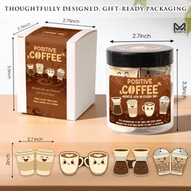 Miarita Emotional Support Coffee Jar – Funny Coffee Gifts for Women & Men, Affirmation Jar, Cute Christmas Gifts for Girlfriend, Boyfriend, Wife, Husband, Mom, Dad, Friends or Coworker