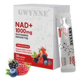 Gwynne Nad 1000mg 30 Unidad Con Resveratrol  Pqq                                                                                                      
