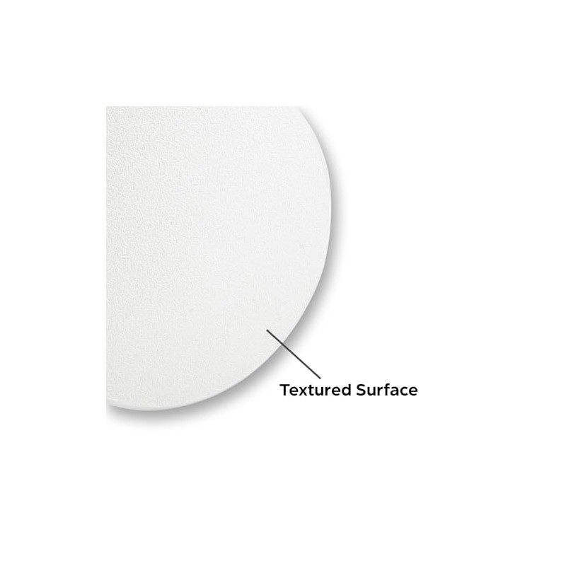 Prime-Line MP9265 Vinyl Circular Wall Protector with Self-Adhesive Backing, 7-In.